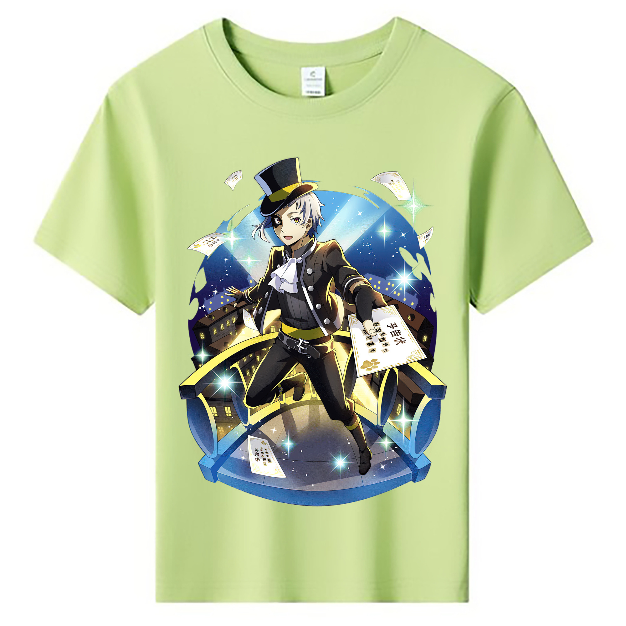（画像用） 文豪ストレイドッグス Bungo Stray Dogs 綿100％キッズTシャツ（フロントプリント）